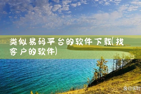 类似易码平台的软件下载